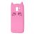 3D чохол для Samsung Galaxy J6 2018 (J600) кіт тепло-рожевий 1037433
