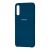 Чохол для Samsung Galaxy A70 (A705) Silky Soft Touch морської хвилі 1047861