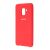 Чохол для Samsung Galaxy A8+ 2018 (A730) Silky Soft Touch червоний 1050303