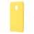 Чохол для Samsung Galaxy A8+ 2018 (A730) Silky Soft Touch жовтий 1055214