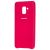 Чохол для Samsung Galaxy A8+ 2018 (A730) Silky Soft Touch малиновий 1055227