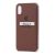 Чохол для iPhone X Silicone case коричневий 1056582