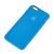 Чохол для iPhone 6 прогумований блакитний 1068858