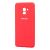 Чохол для Samsung Galaxy A8+ 2018 (A730) Silicone cover червоний 1073032