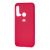 Чохол для Huawei P20 Lite 2019 Silicone Full рожево-червоний 1093876