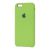 Чохол Silicone для iPhone 6 / 6s case зелений 1099473