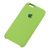 Чохол Silicone для iPhone 6 / 6s case зелений 1099474