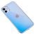 Чохол для iPhone 11 Rainbow glass з лого блакитним 1105358
