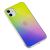 Чохол для iPhone 11 Rainbow glass з лого зелений 1105361