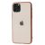 Чохол для iPhone 11 Pro Original glass рожево-золотистий 1105061