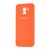 Чохол для Samsung Galaxy A8+ 2018 (A730) Silicone cover помаранчевий 1116269