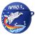 Чохол для AirPods Nasa Rocket Circle синій 1117118