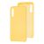 Чохол для Samsung Galaxy A7 2018 (A750) Silky Soft Touch жовтий 1122110