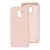 Чохол для Samsung Galaxy J6 2018 (J600) Silky блідо-рожевий 1126492