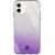 Чохол для iPhone 11 Swaro glass сріблясто-фіолетовий 1127252