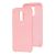 Чохол для Samsung Galaxy A6+ 2018 (A605) Silky Soft Touch світло рожевий 1135664