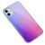 Чохол для iPhone 11 Rainbow glass з лого синій 1140856