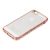 Чохол із стразами для iPhone 5 силіконовий рожевий 1144568