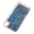 Чохол для iPhone Xr блискітки вода New рожево синій "пір'я" 1146035