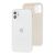 Чохол для iPhone 11 Pro Max Silicone Slim Full camera білий 1160244