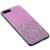 Чохол для iPhone 7 Plus / 8 Plus блискітки + popsocket "світло-рожевий" 1161005