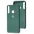 Чохол для Huawei P40 Lite E Silky Soft Touch сосновий зелений 1170876