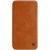 Чохол книжка для iPhone Xr Nillkin Qin series коричневий 1172556
