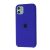 Чохол Silicone для iPhone 11 case shiny blue 1180962