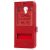 Чохол книжка для Meizu M5 Note Momax з двома вікнами червоний 1180301