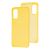 Чохол для Samsung Galaxy S20 (G980) Silky Soft Touch "жовтий" 1218625
