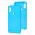 Чохол для Xiaomi Redmi Note 6 Pro Silky Soft Touch "блакитний" 1220628