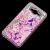 Чохол для Samsung Galaxy J7 (J700) вода рожевий "рожево-фіолетові квіти" 1221023