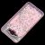 Чохол для Samsung Galaxy J7 (J700) вода рожевий "рожево-фіолетові квіти" 1221024