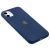 Чохол для iPhone 11 New glass "темно-синій" 1224160