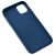 Чохол для iPhone 11 New glass "темно-синій" 1224161