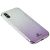 Чохол Swaro для iPhone X / Xs glass сріблясто-фіолетовий 1236801