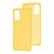 Чохол для Samsung Galaxy S20+ (G985) Silky Soft Touch "жовтий" 1240327