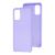 Чохол для Samsung Galaxy S20+ (G985) Silky Soft Touch "світло-фіолетовий" 1248684