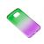 Силіконовий чохол для Samsung Galaxy S7 (G930) Tricolor Mix фіолетово-зелений 1252644