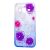 Чохол для Samsung Galaxy J3 2016 (J320) Glamour ambre фіолетові "квіти" 1255855