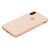 Чохол New glass для iPhone X / Xs рожевий пісок 1271416