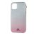 Чохол для iPhone 11 Pro Swaro glass сріблясто-рожевий 1281445