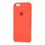 Чохол Silicone для iPhone 6 / 6s case помаранчевий 1287800