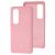 Чохол Silicone для Xiaomi Mi Note 10 Lite Premium light pink 1295135