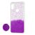 Чохол для Xiaomi Redmi Note 6 Pro Fashion блискітки + popsocket "фіолетовий" 1318681