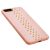 Чохол для iPhone 7 Plus / 8 Plus шкіра метал рожевий 1319436