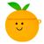 Чохол для AirPods Smile Fruits помаранчевий 1325694