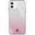 Чохол для iPhone 11 Swaro glass сріблясто-рожевий 1335269