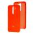 Чохол для Xiaomi Redmi Note 8 Pro Silky Soft Touch "помаранчевий неон" 1336337