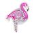 Попсокет для смартфона Cartoon Блискучі вода "Flamingo" 1347586